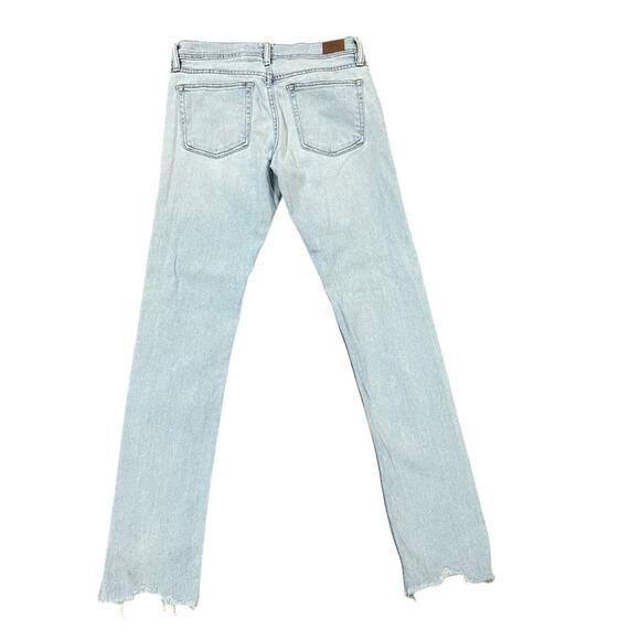 Urban Outfitters BDG Womens Skinny Jeans 29/32 Stretch Light Wash Freyed Hem - Picture 6 of 8